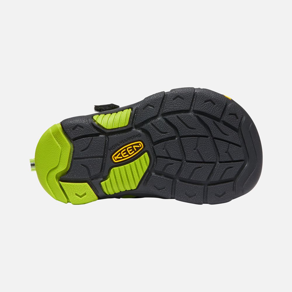 Keen Sandalet Çocuk Siyah/Yeşil - Newport H2 - Türkiye JYFB15472
